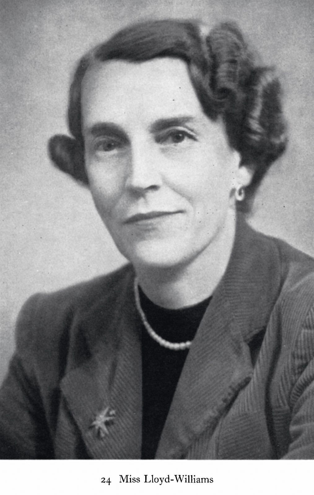 a picture of Miss Lloyd-Williams