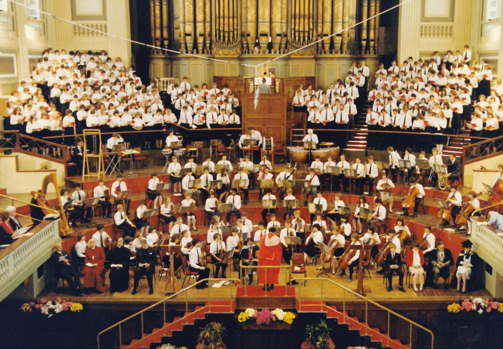 a picture of the Centenary concert Town Hall