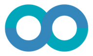 blue infinity logo