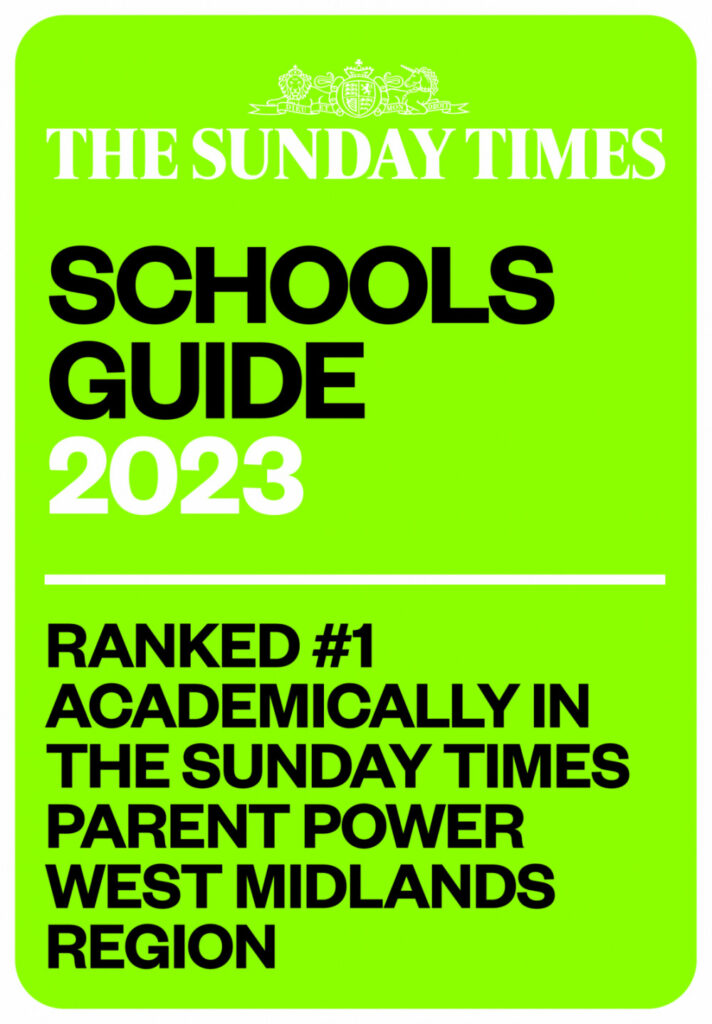 The Sunday Times ranks KEHS the top academic school in the West Midlands