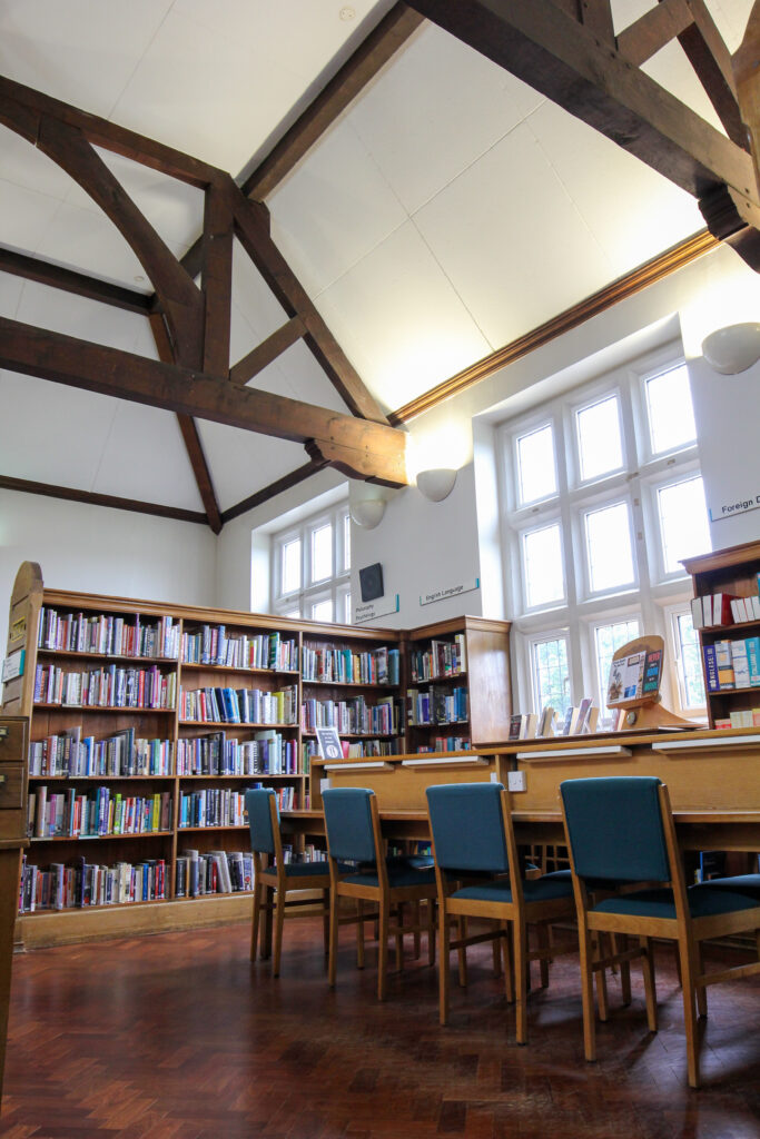 a picture of the schools library