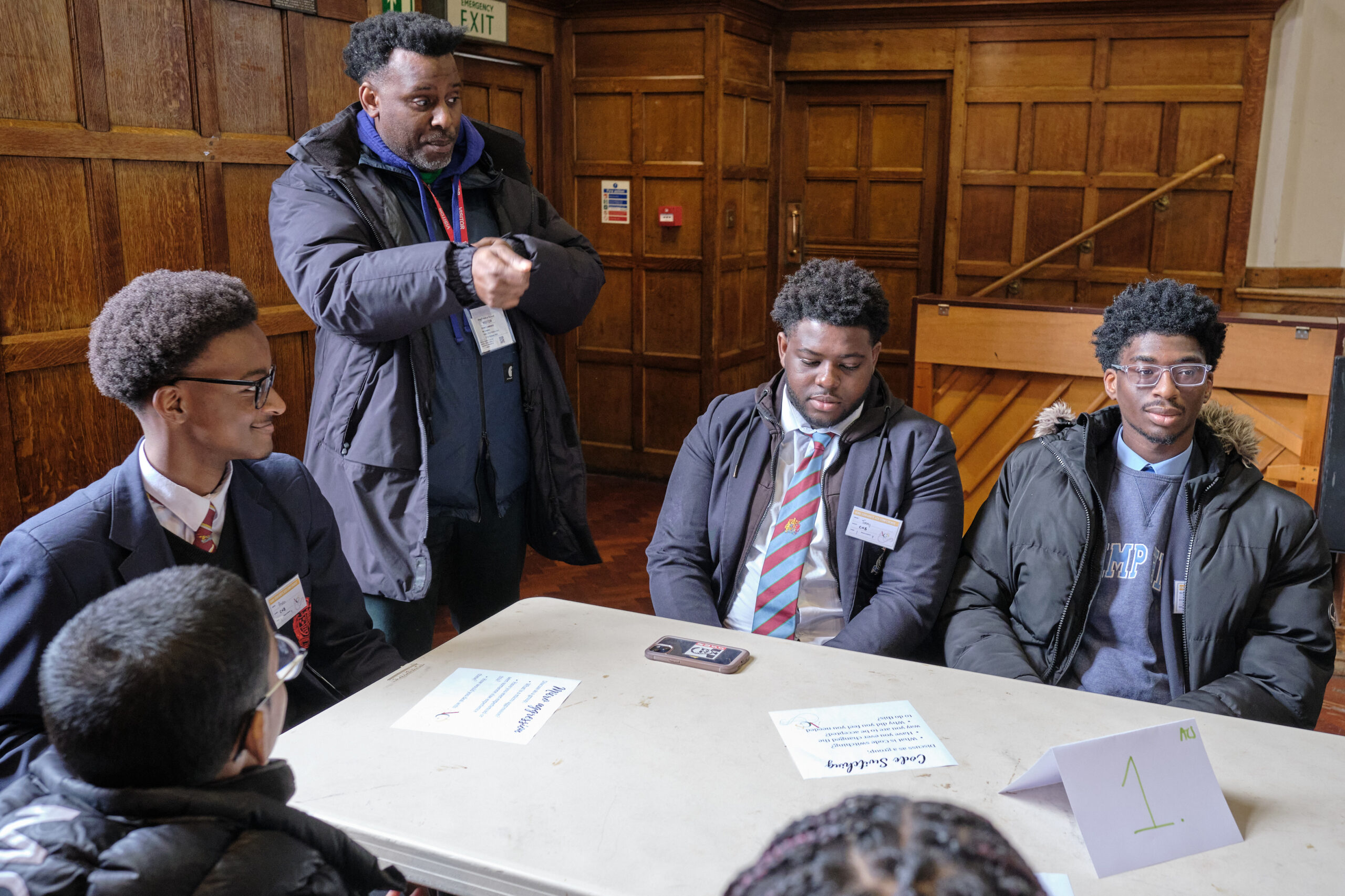 The King Edward’s African and Caribbean Society Conference at King Edward’s School, Birmingham Performing Arts Centre on Friday 23 February 2024.